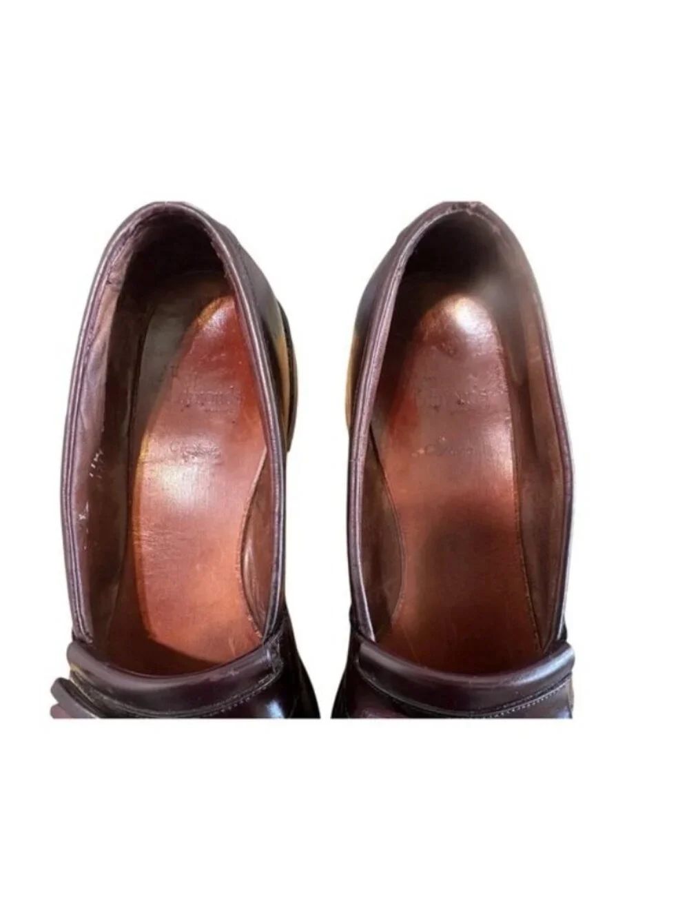 Allen Edmonds Chelsea Loafers Mens 11.5 Brown Leather Tassel Old Money Office